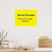 Poster des joueurs de guitare (Cuisine)