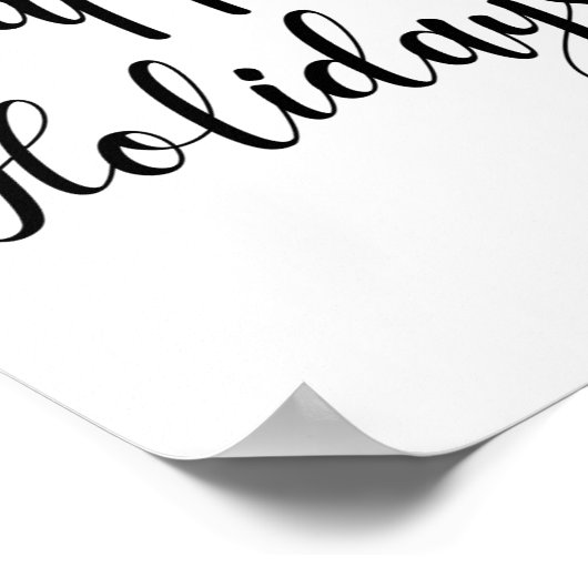 Poster des Joyeuses Fêtes (Coin)