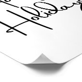 Poster des Joyeuses Fêtes (Coin)