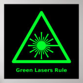 Poster des Lasers verts (Devant)