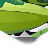 Poster Des lémuriens de Madagascar dans la jungle exotiqu (Coin)