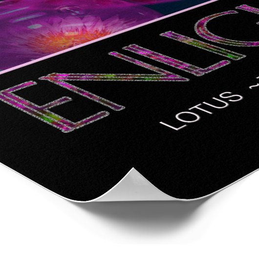 Poster des Lumières - Nénuphar - Lotus (Coin)