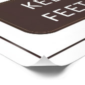 Poster des mains et des pieds sur soi (Coin)