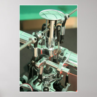 Poster des manoeuvres en hélicoptère