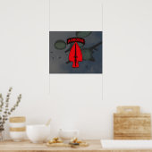 Poster des marquages pour vétérans des opérations  (Cuisine)