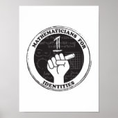 Poster des Mathématiciens pour Identité (Devant)