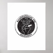Poster des Mathématiciens pour Solidarité (Devant)
