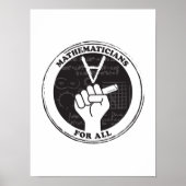 Poster des mathématiciens pour tous (Devant)