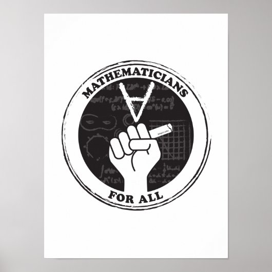 Poster des mathématiciens pour tous (Devant)