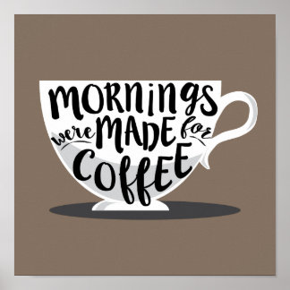 Poster Des Matins Ont Été Faits Pour L'Impression Des Cit