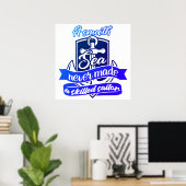 Poster Des Mers Douces N'Ont Jamais Fait De Voile Compéte (Bureau à domicile)