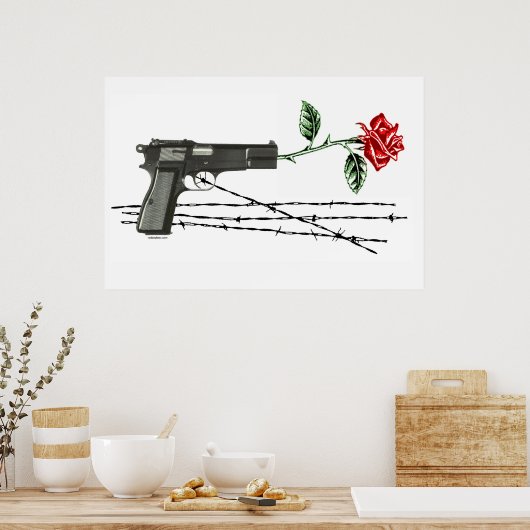 Poster des messages roses (Cuisine)