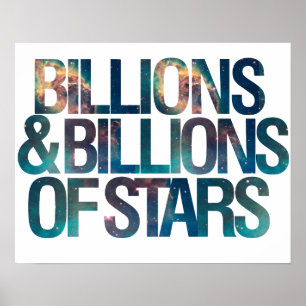 Poster Des milliards d'étoiles