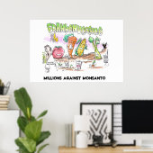 Poster Des millions contre Monsanto Franken Légumes (Bureau à domicile)