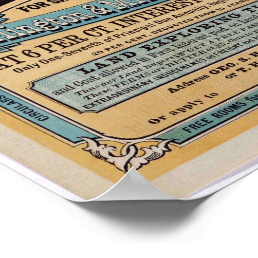 Poster Des millions d'acres (Coin)