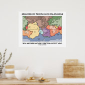Poster Des Millions De Personnes Vivent À La Frontière (S (Cuisine)