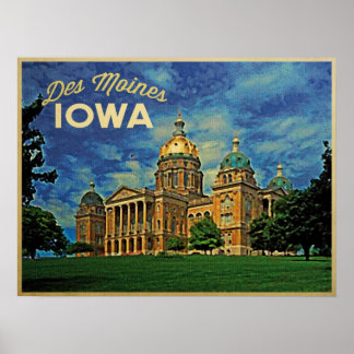 Poster Des Moines Iowa