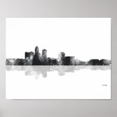 POSTER DES MOINES, IOWA SKYLINE (Devant)
