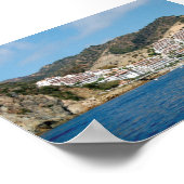 Poster des Montagnes de l'île Catalina (Coin)