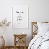 Poster Des Mots Semblables Sont Comme Du Miel, Proverbes