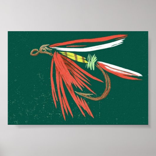 Poster des mouches à truites (Devant)