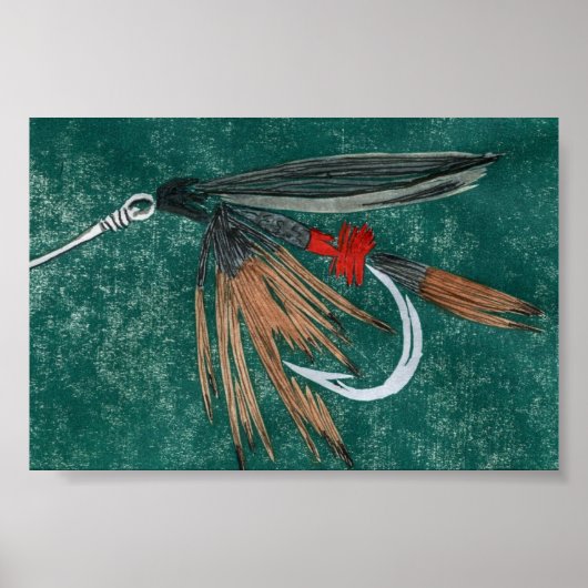 Poster des mouches à truites (Devant)