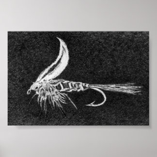 Poster des mouches à truites