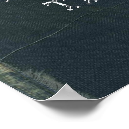 Poster Des nageurs avec des objectifs réussis à Denim (Coin)