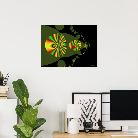 POSTER DES NITÉS CRAZY-DAZE (Bureau à domicile)