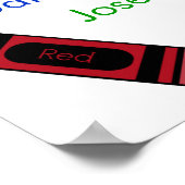 Poster des noms de classe - Crayons (Coin)