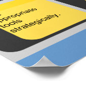 Poster des normes pour les pratiques mathématiques (Coin)