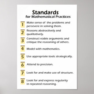 Poster des normes pour les pratiques mathématiques