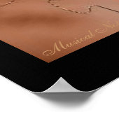 Poster des notes musicales (Coin)