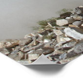 Poster Des nuages de poussière secoués par le rotor (Coin)