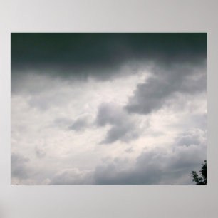 Poster des nuages gris