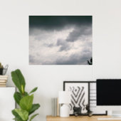Poster des nuages gris (Bureau à domicile)