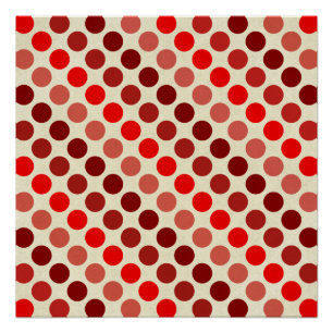 Poster Des nuances de Pois rouges par Shirley Taylor