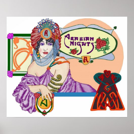 Poster des nuits arabes (Devant)