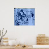 Poster des objectifs cyclistes et des succès cycli (Cuisine)