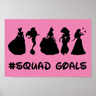 Poster des objectifs de la Princess Squad