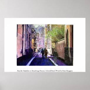 Poster DES Orphelins, Strasbourg (France) de rue