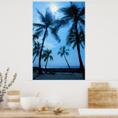 Poster des palmiers et du ciel bleu (Cuisine)