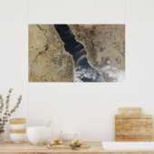 Poster Des panaches de poussière explosent au large des c (Cuisine)