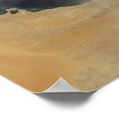 Poster Des panaches de poussière soufflant au large des c (Coin)