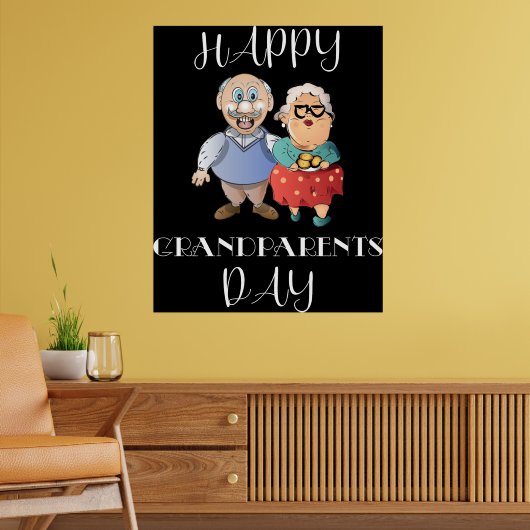 Poster des pancartes de la fête des grands-parents (Salon 2)