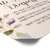 Poster des pancartes Lavender Magnolia Late Late N (Coin)