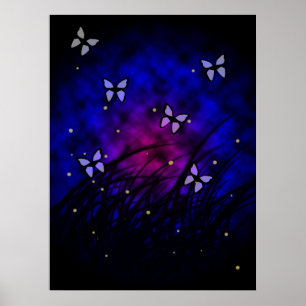 Poster des papillons de nuit