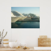 Poster des paquebots de croisière à Sunrise (Cuisine)