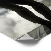 Poster Des parachutistes sautent à l'arrière d'un C-130 (Coin)