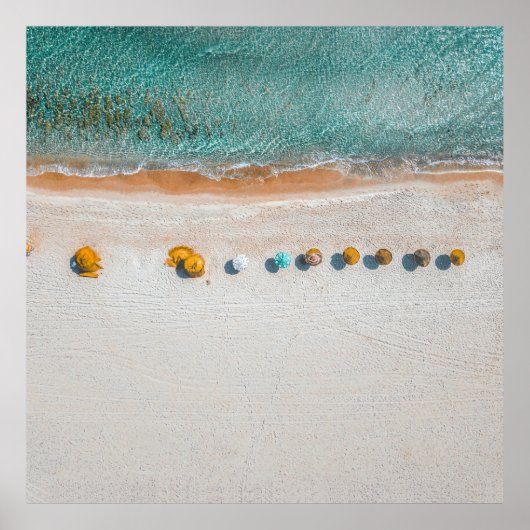 Poster des parapluies de Sandy Beach (Devant)